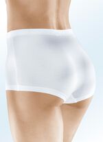 Viererpack Pants mit Gummizug im Bund 4X WEISS 