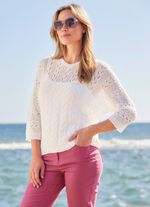 Pullover mit edlem Glanzeffekt 