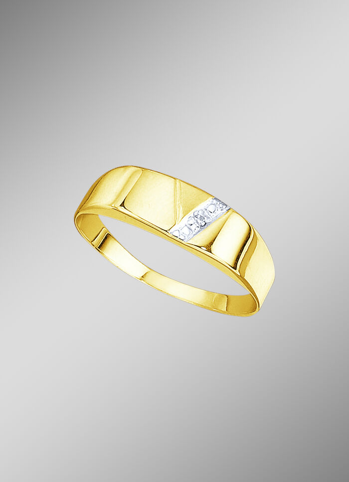 Damenring mit Diamant 