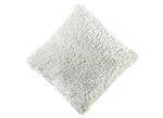 Hochflor-Teppiche und Kissen mit Baumwoll-Rückseite WEISS