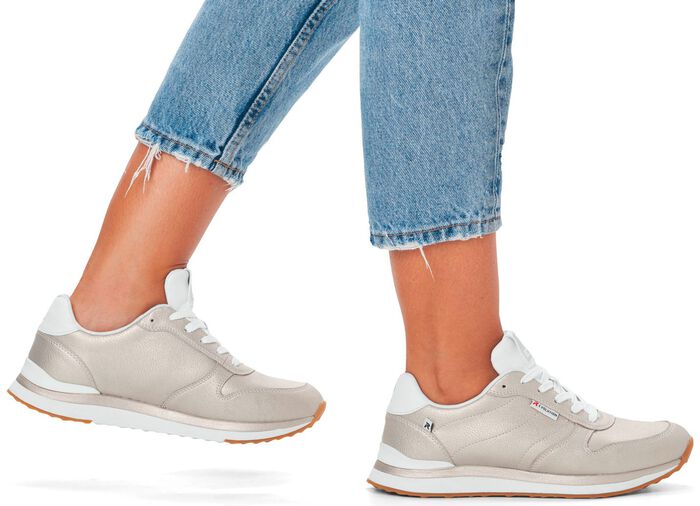 Rieker Sneaker mit MemoSoft-Textilfussbett 