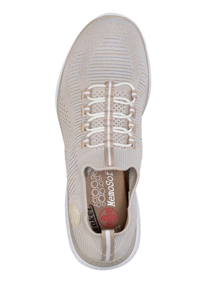 Rieker, leichte Damen-Sneaker, Weite G, mit MemoSoft-Textileinlage 