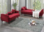 Moderne Polsterm&ouml;bel mit Kippfunktion ROT
