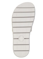 ELENA EDEN, stylische Damen-Pantoletten, Weite H, mit herausnehmbarem Fussbett BEIGE