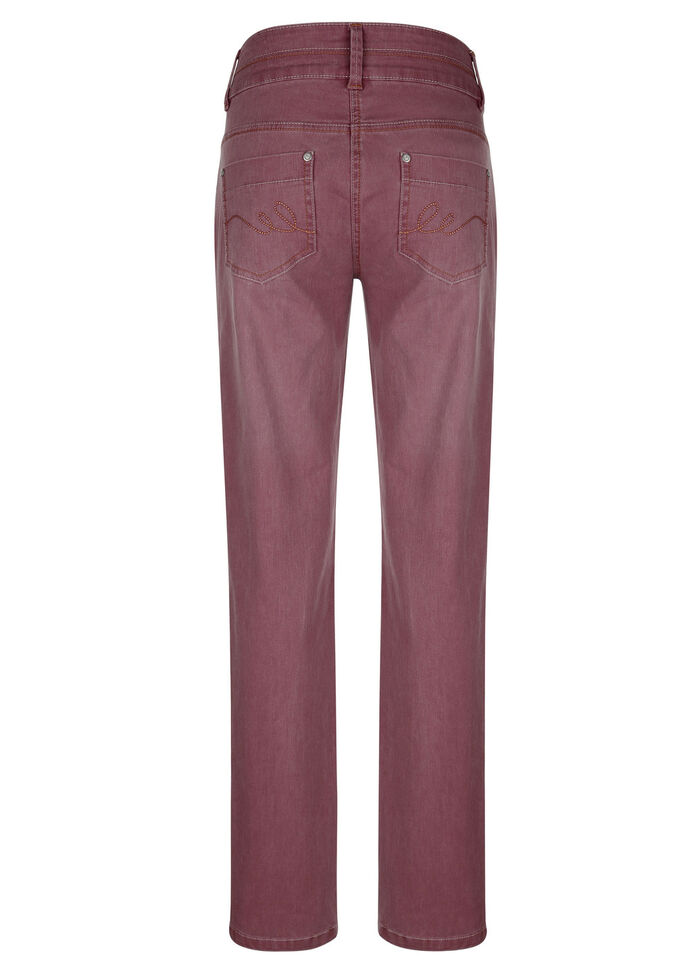 Jeans in 5-Pocket-Form BEERE