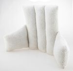 Kuscheliges Rückenkissen WEISS