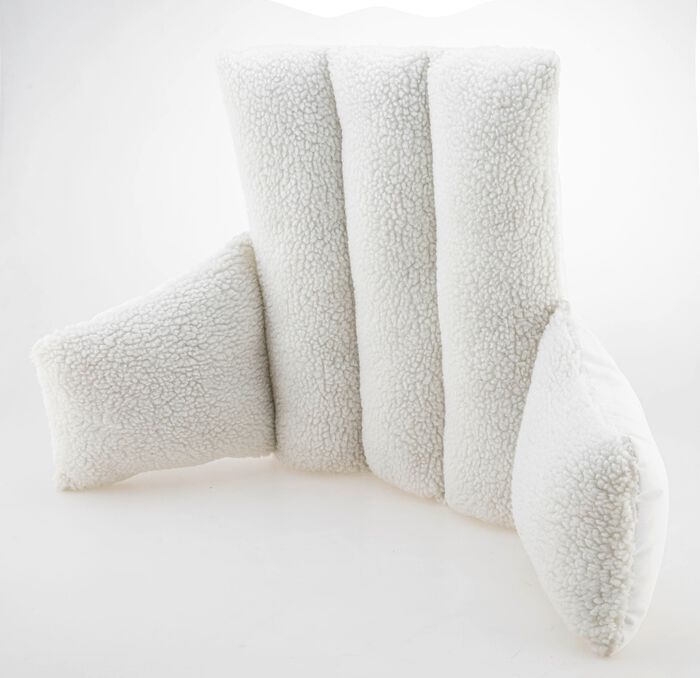 Kuscheliges Rückenkissen WEISS