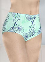 brio lingerie Viererpack Slips mit h&uuml;bschem Floraldessin MINT-NAVY-T&Uuml;RKISGR&Uuml;N