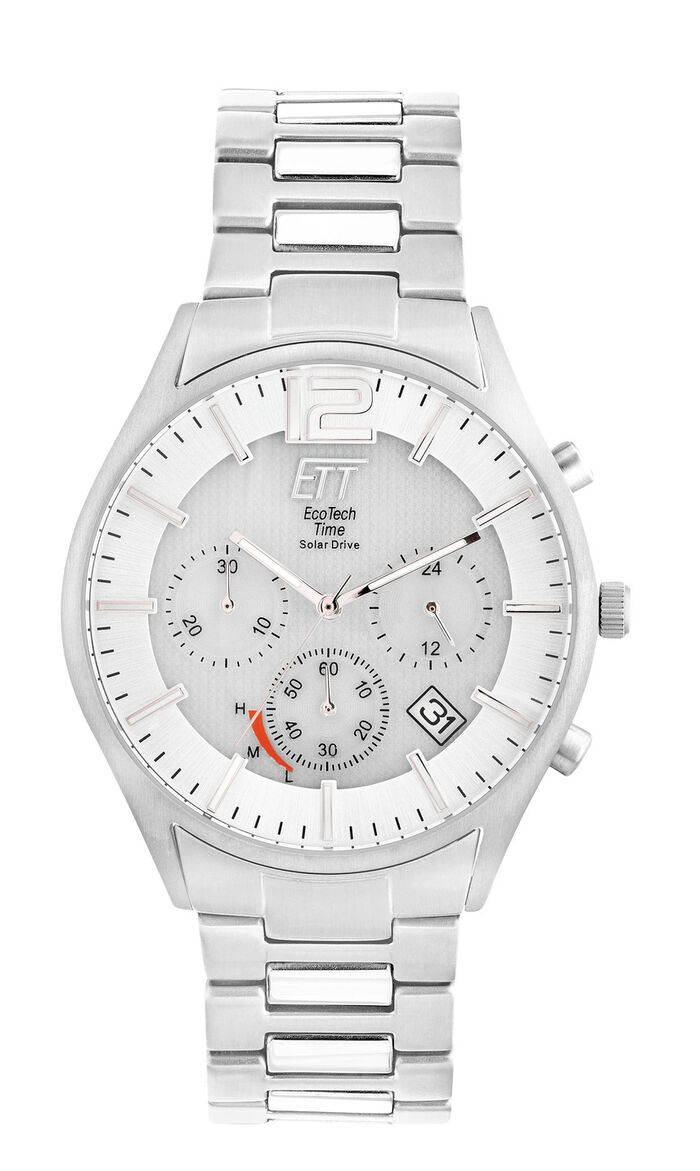 Sportlicher Solar-Herrenchronograph mit Titanbandgehäuse 