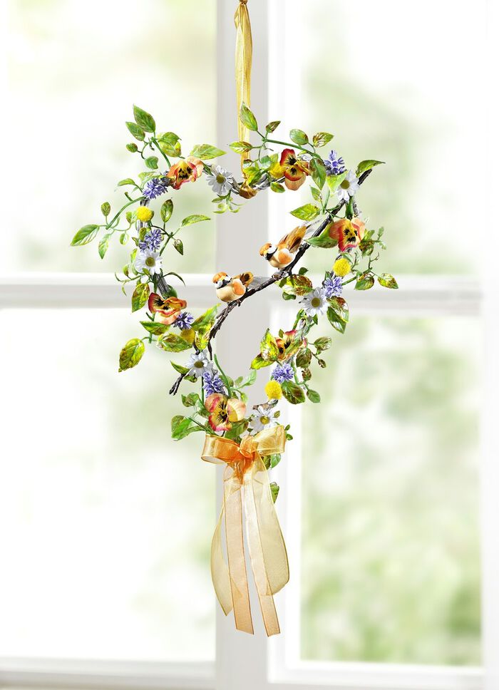 Weidenherz mit 2 kleinen V&ouml;gelchen 