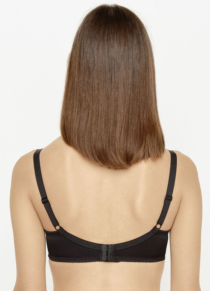 Susa Dirndl-BH mit Außenträgern SCHWARZ