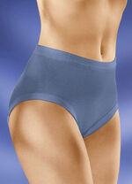 F&uuml;nferpack Slips mit Gummizug 2X MAUVE, 2X INDIGO, 1X WEISS