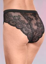 Dreierpack Slips mit zarter Elastikspitze 