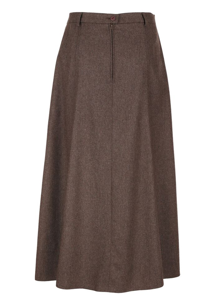 Rock mit schm&uuml;ckender Zierknopfblende 