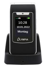 Olympia Style-Duo Klapphandy mit extra grosser Schrift SCHWARZ