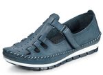 Gemini, klassische Damen-Slipper, Weite G, mit herausnehmbarem Fussbett MARINE