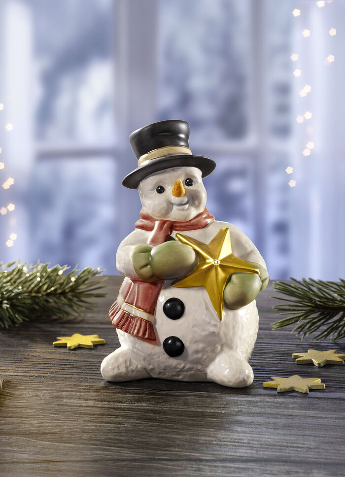 Schneemann mit Swarovski-Stein von Goebel 