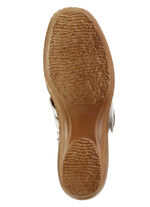 ELENA EDEN, sommerliche Damen-Spangenschuhe, Weite H, mit herausnehmbarem Fussbett WEISS