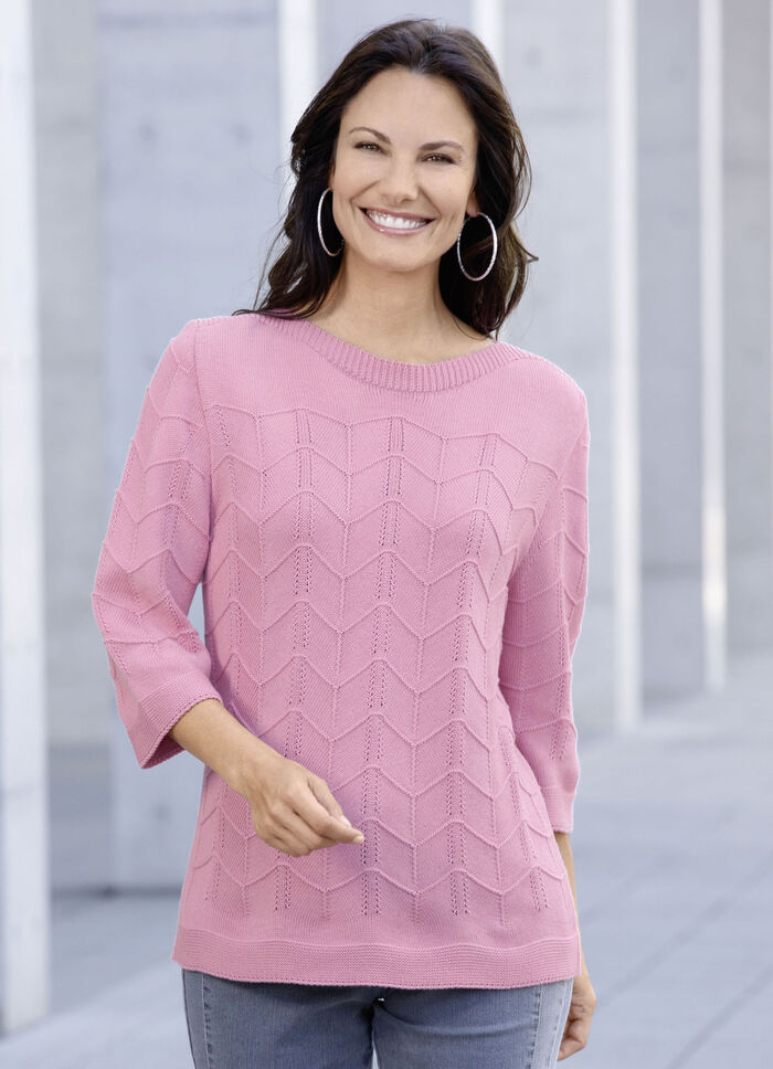 Pullover in Mustermix 