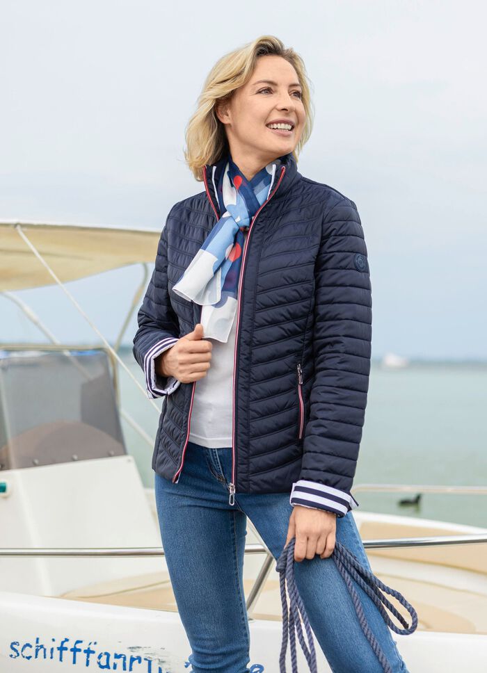 Jacke mit Rei&szlig;verschlussleiste MARINE