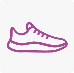 Icon Größentabelle für Schuhe