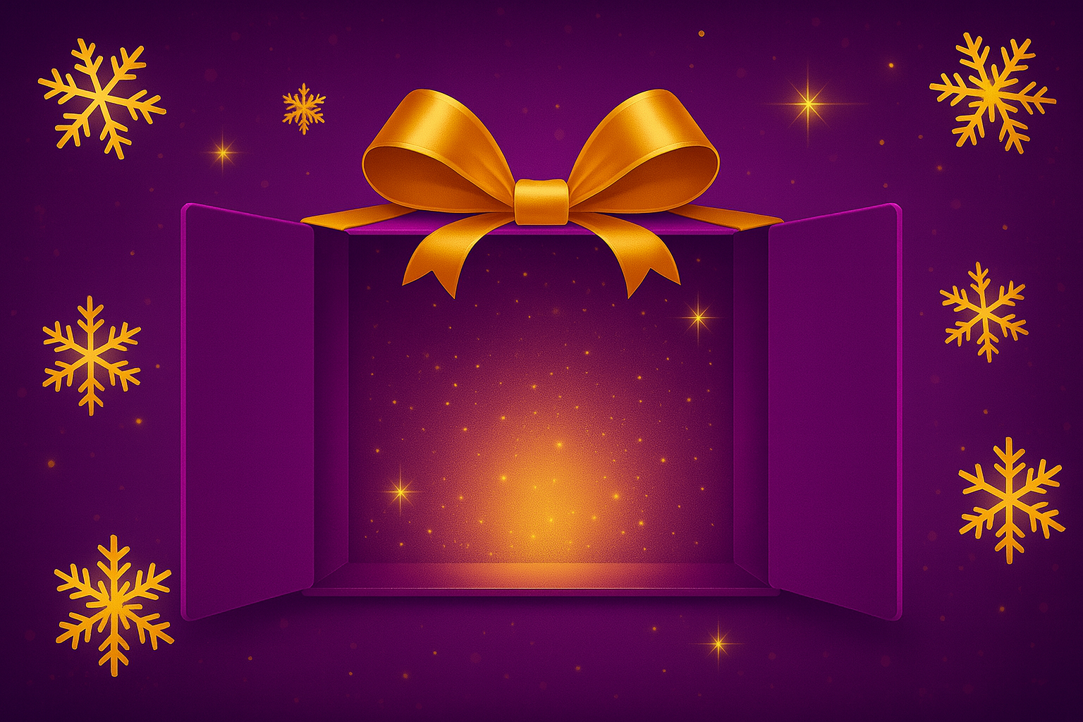 Geöffnetes Geschenk