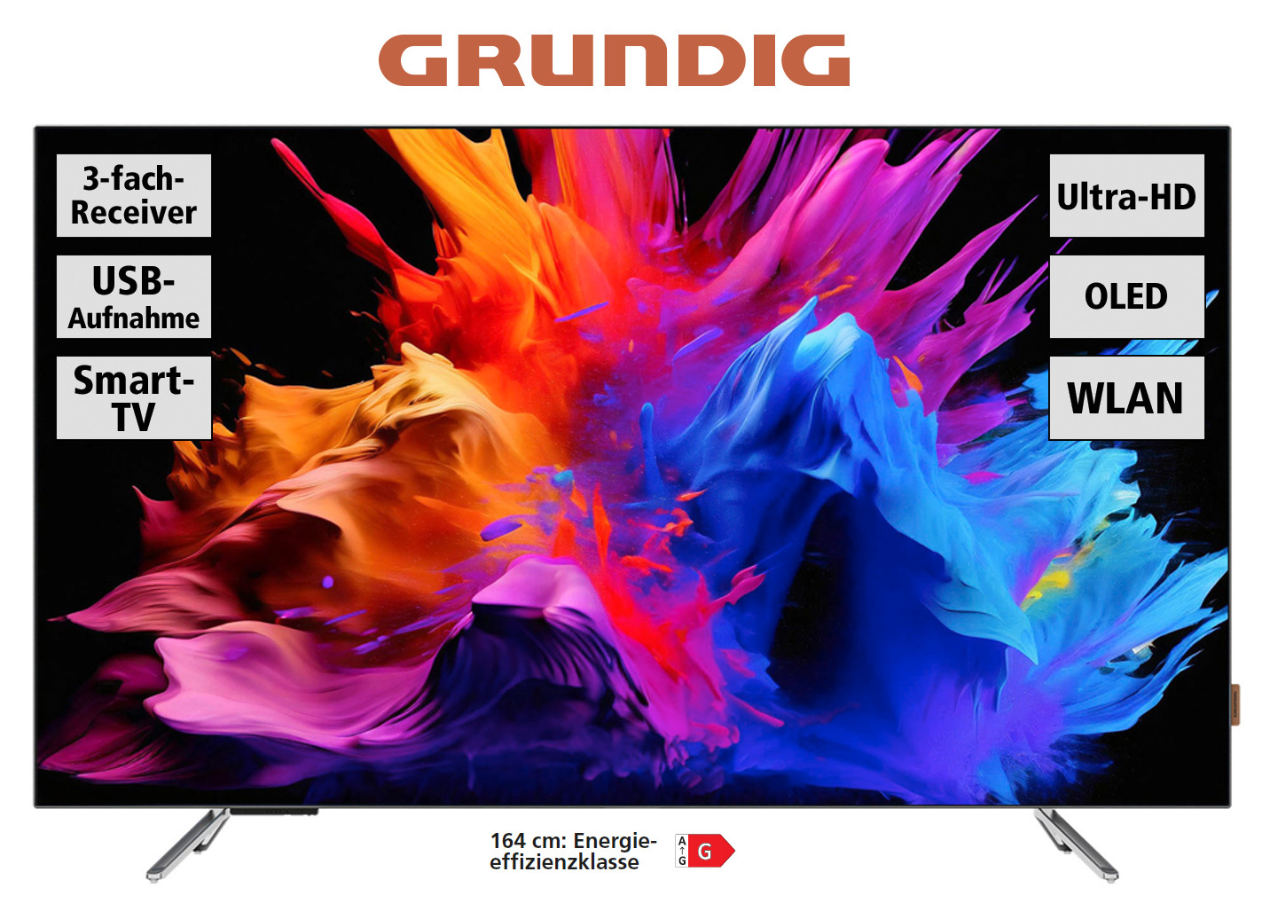 Grundig GOB9480 4K UHD Smart OLED Fernseher SILBER grundig-gob9480-4k-uhd-smart-oled-fernseher-silber