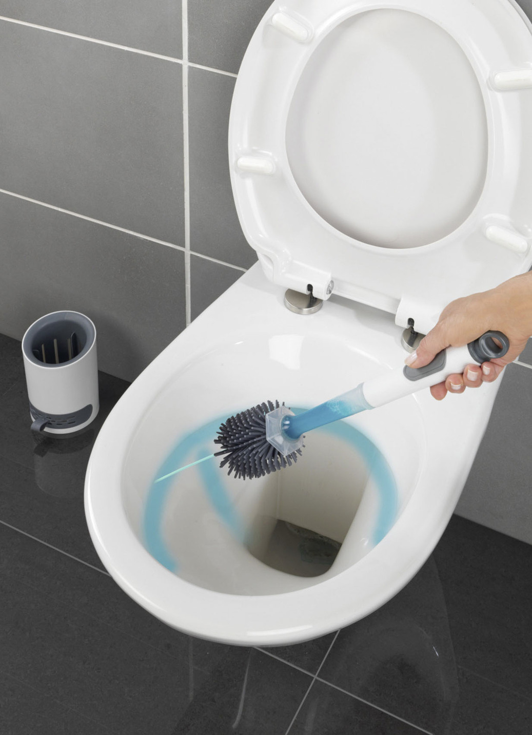WC-Garnitur Mod. Basic, grau main image 1